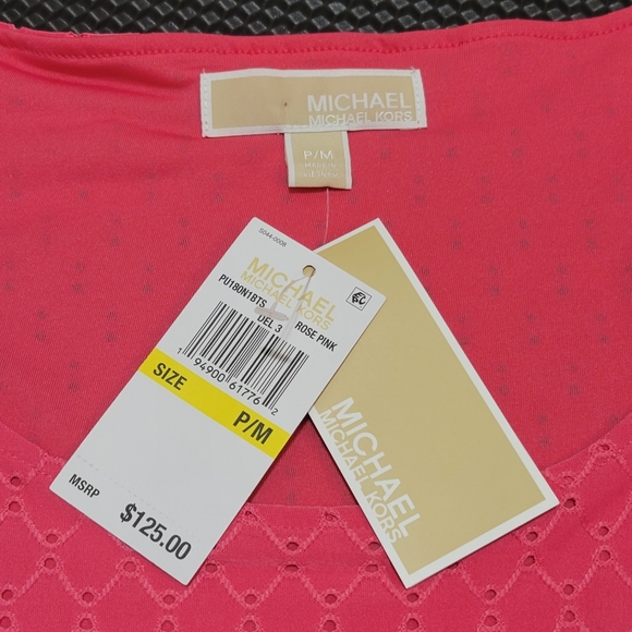 Michael Kors Pink Sleeveless Wrap Dress - Picture 5 of 5